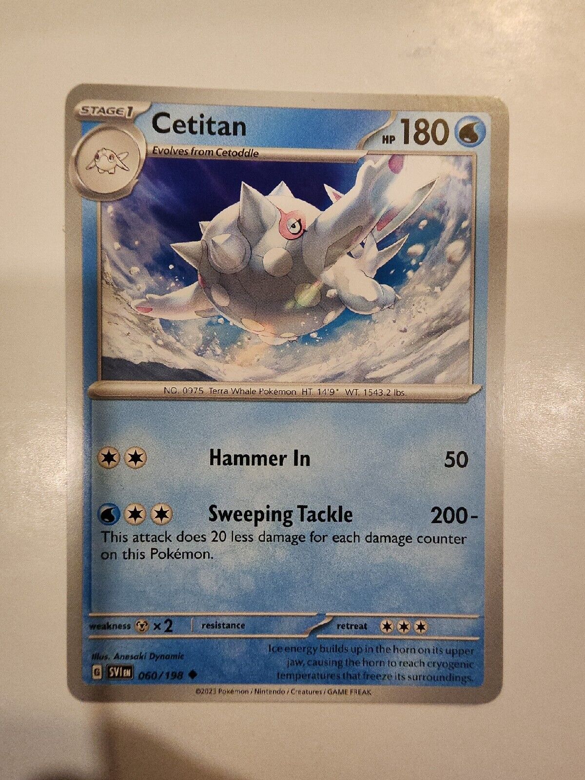 Cetitan 60/198 Pokémon TGC Scarlet & Violet