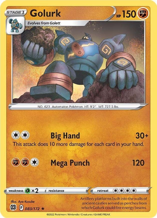 Golurk  83/172 Pokémon TCG Brilliant Stars