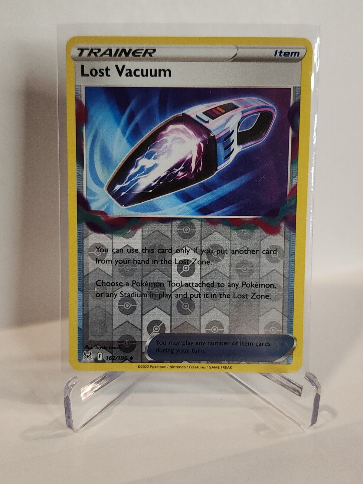 162/196 Lost Vacuum [Reverse Holo]  Pokémon TGC Lost Origin