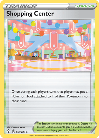 Shopping Center  157/203 Pokémon TCG Evolving Skies