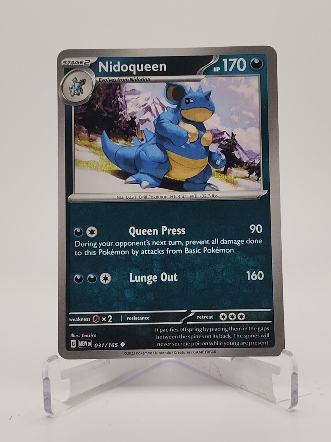 31/165 Nidoqueen  Pokémon TGC Scarlet & Violet - 151