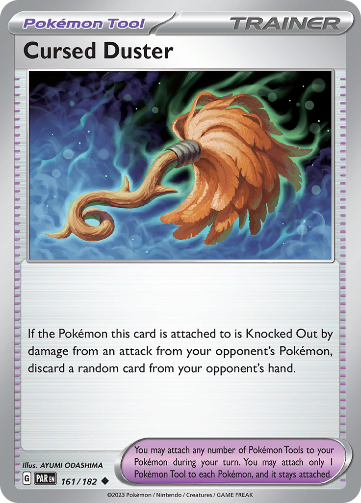 Cursed Duster  161/182 Pokémon TCG Paradox Rift