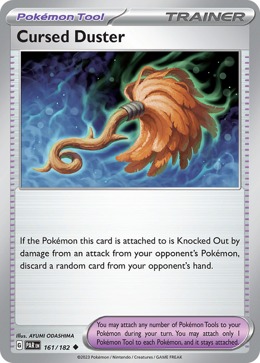 Cursed Duster  161/182 Pokémon TCG Paradox Rift