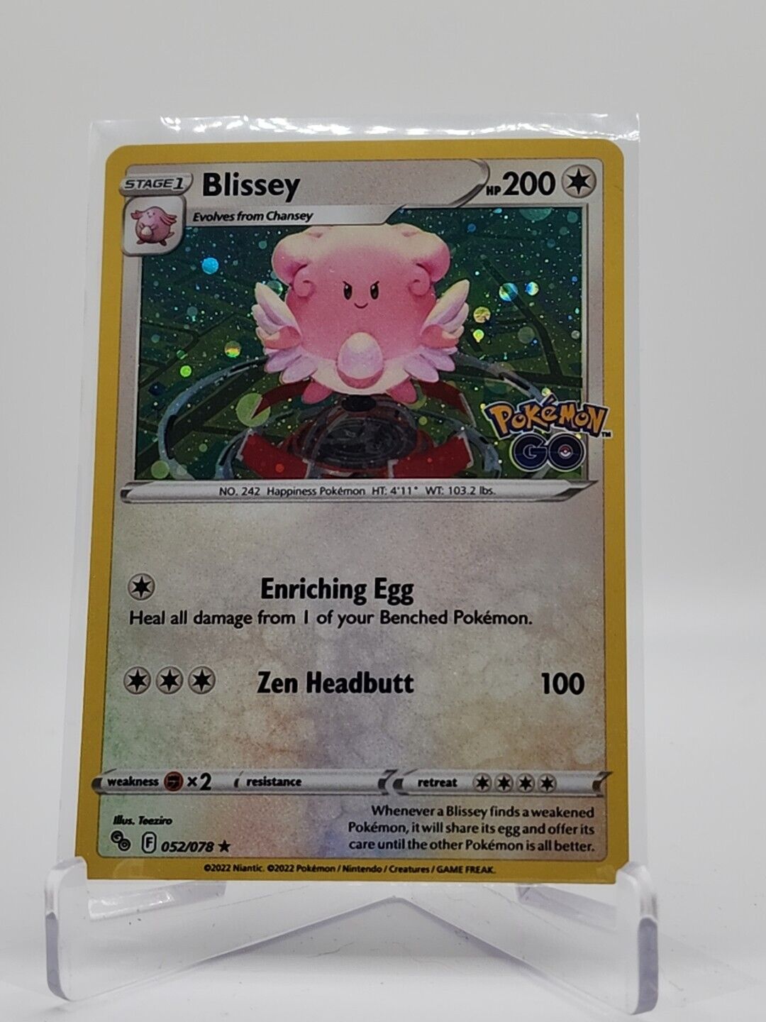 Blissey [Cosmos Holo] 52/78 Pokémon TGC Pokemon Go