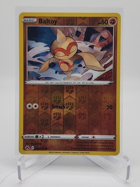 Baltoy [Reverse Holo]  70/159 Pokémon TCG Crown Zenith