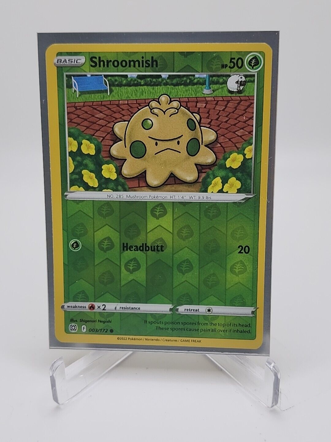 Shroomish [Reverse Holo]  3/172 Pokémon TCG Brilliant Stars