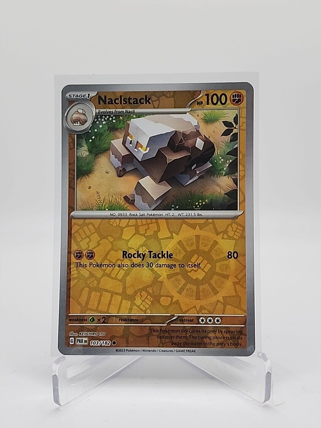 Naclstack [Reverse Holo]  103/182 Pokémon TCG Paradox Rift