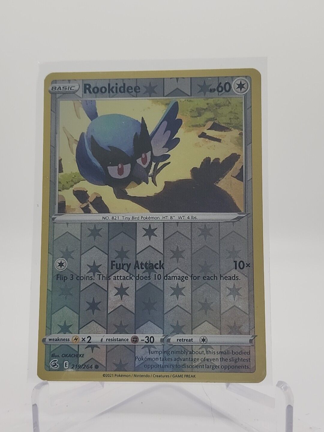 Rookidee [Reverse Holo] 219/264 Pokémon TGC Fusion Strike