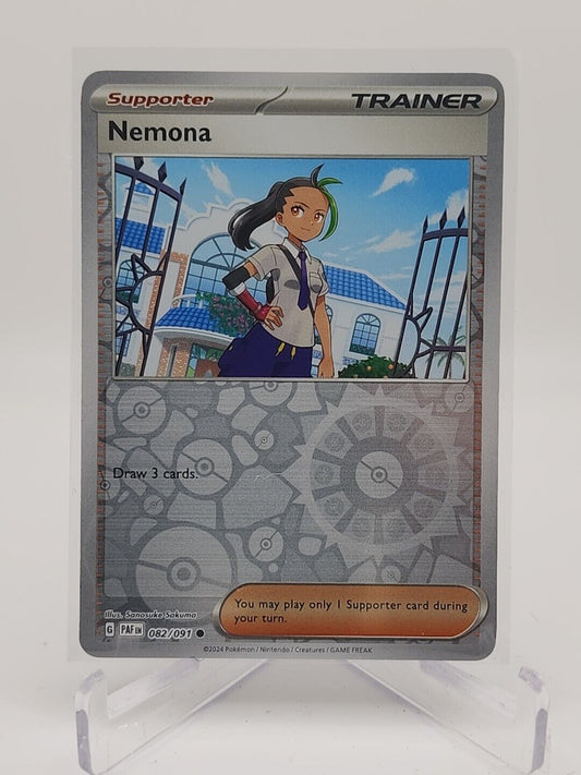 Nemona [Reverse Holo]  82/91 Pokémon TCG Paldean Fates