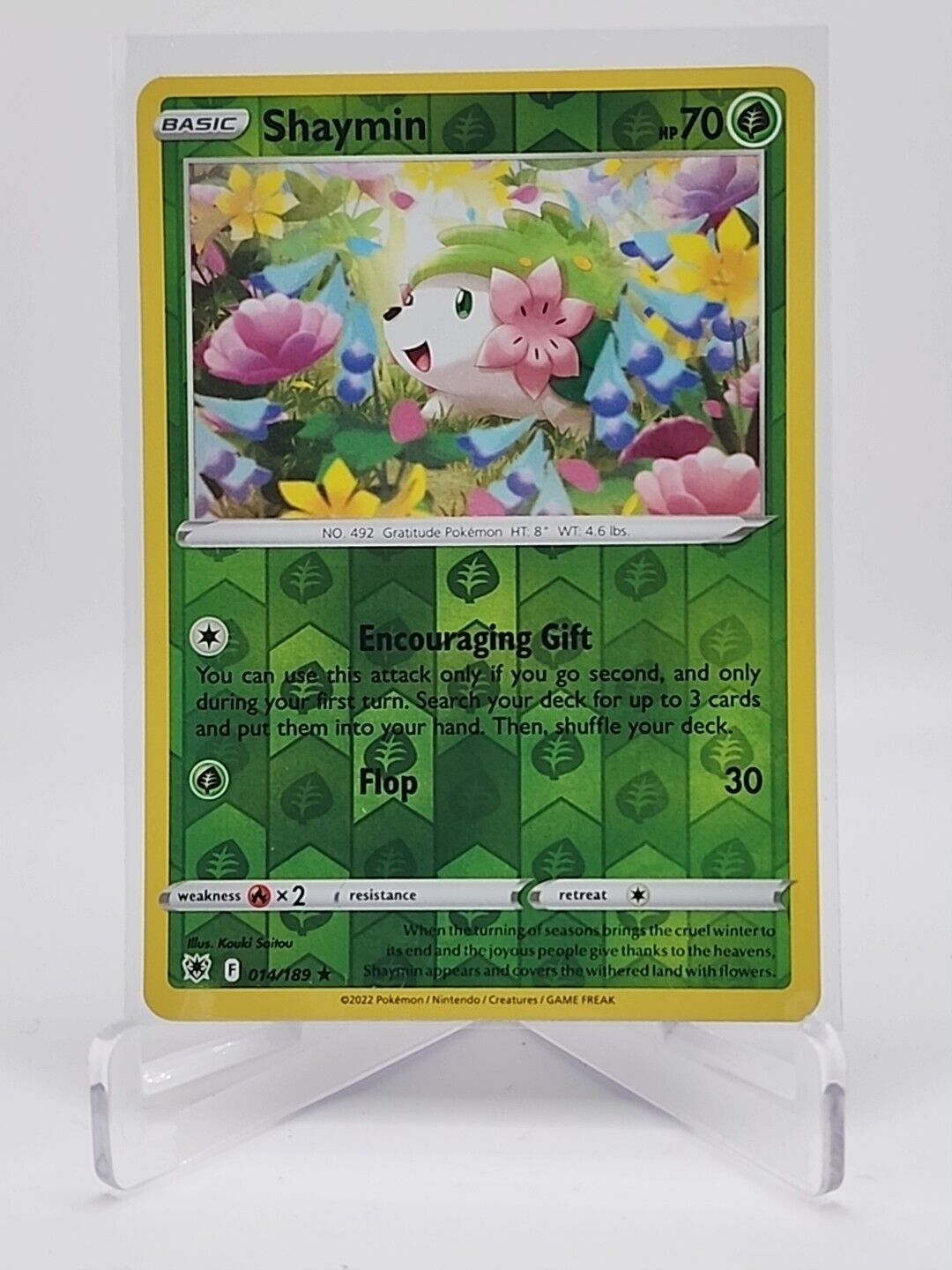 Shaymin [Reverse Holo]  14/189 Pokémon TCG Astral Radiance