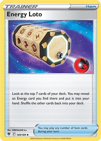 Energy Loto  140/189 Pokémon TCG Astral Radiance