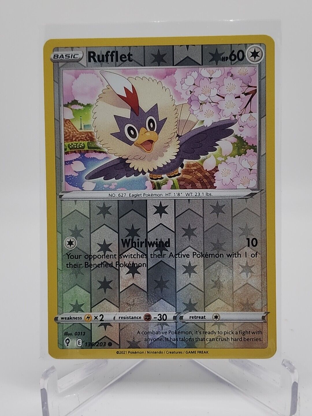 Rufflet [Reverse Holo]  136/203 Pokémon TCG Evolving Skies