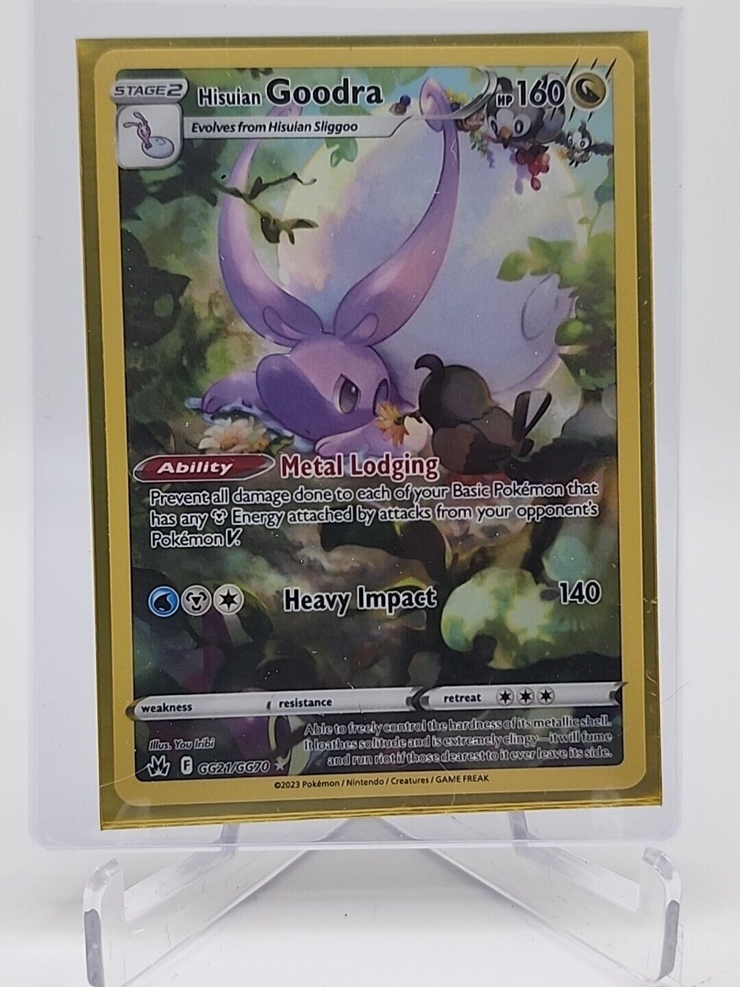 Hisuian Goodra  GG21/159 Pokémon TCG Crown Zenith