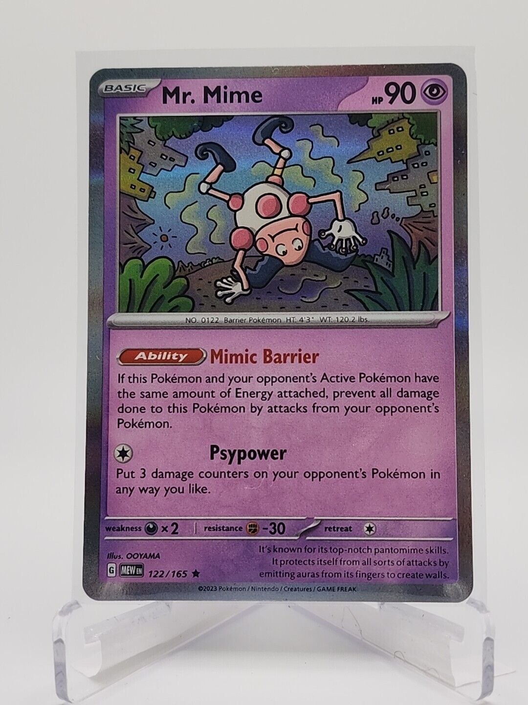 122/165 Mr. Mime  Pokémon TGC Scarlet & Violet - 151