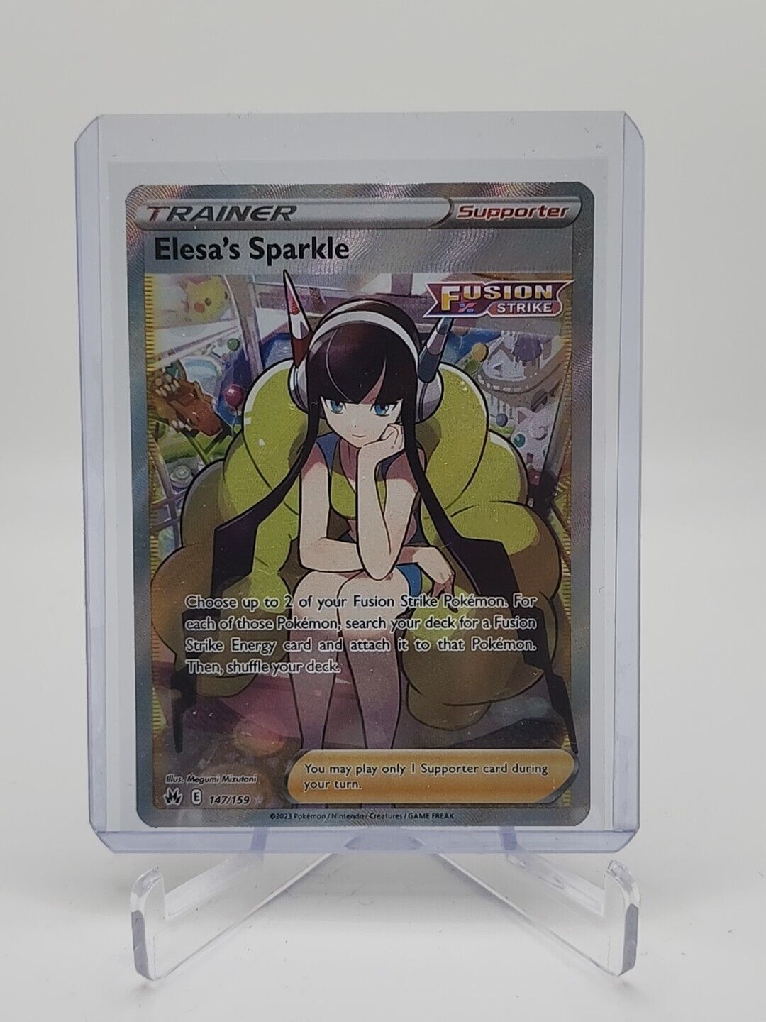 Elesa's Sparkle 147/159 Pokémon TGC Crown Zenith