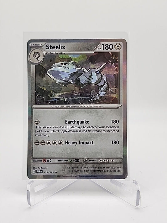 Steelix [Holo]  125/182 Pokémon TCG Paradox Rift