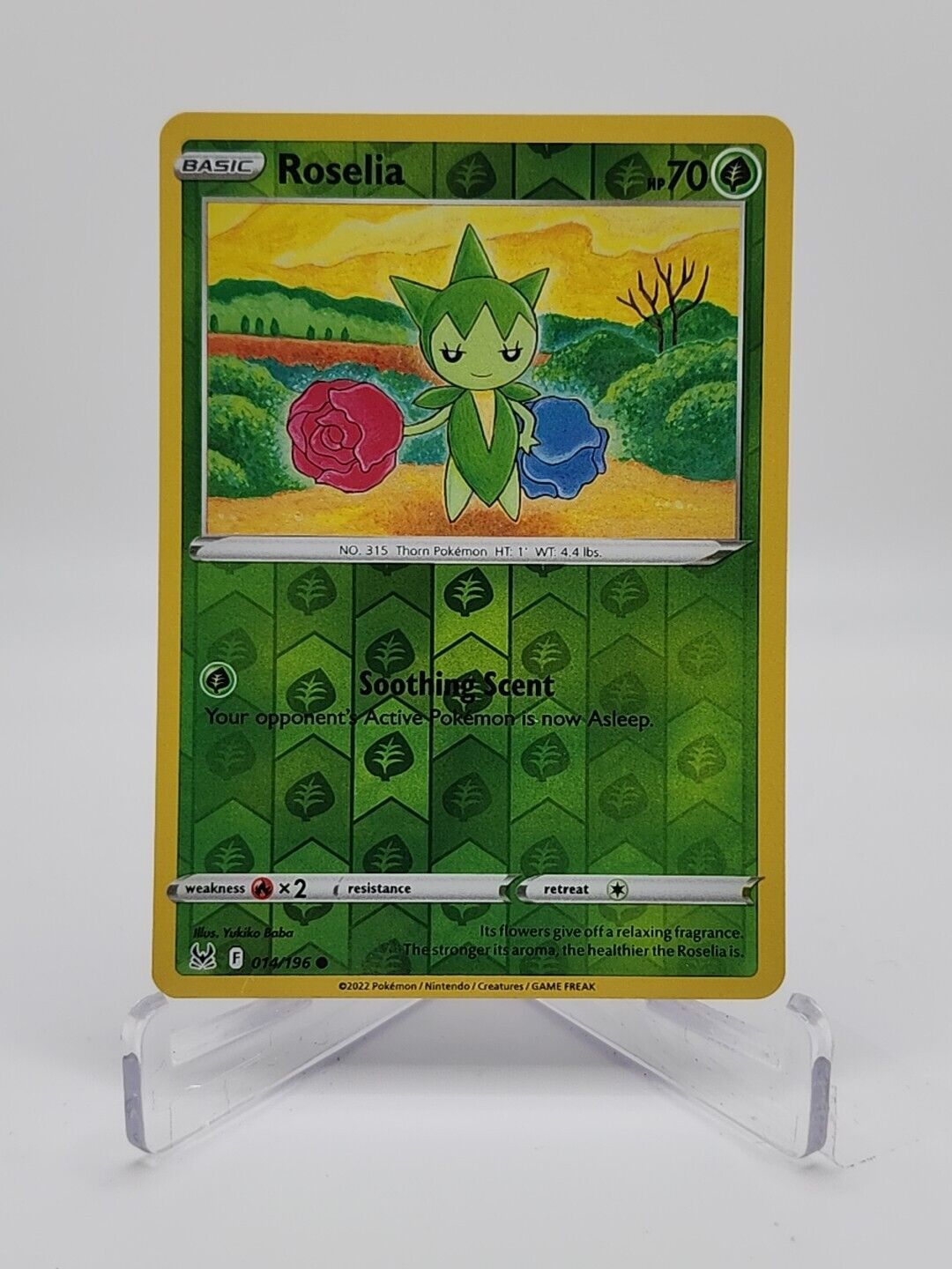 Roselia [Reverse Holo]  14/196 Pokémon TCG Lost Origin