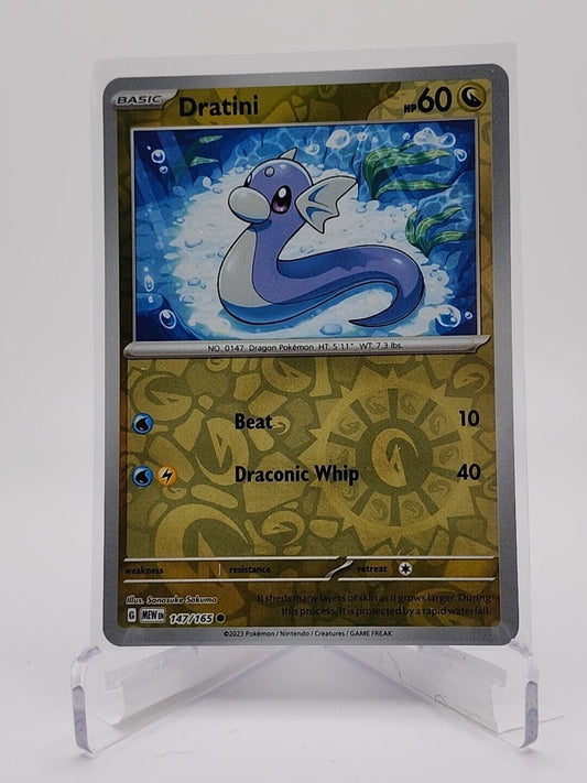 147/165 Dratini [Reverse Holo]  Pokémon TGC Scarlet & Violet - 151