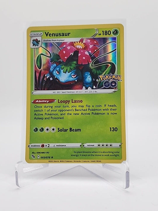 Venusaur [Holo] 3/78 Pokémon TGC Pokemon Go