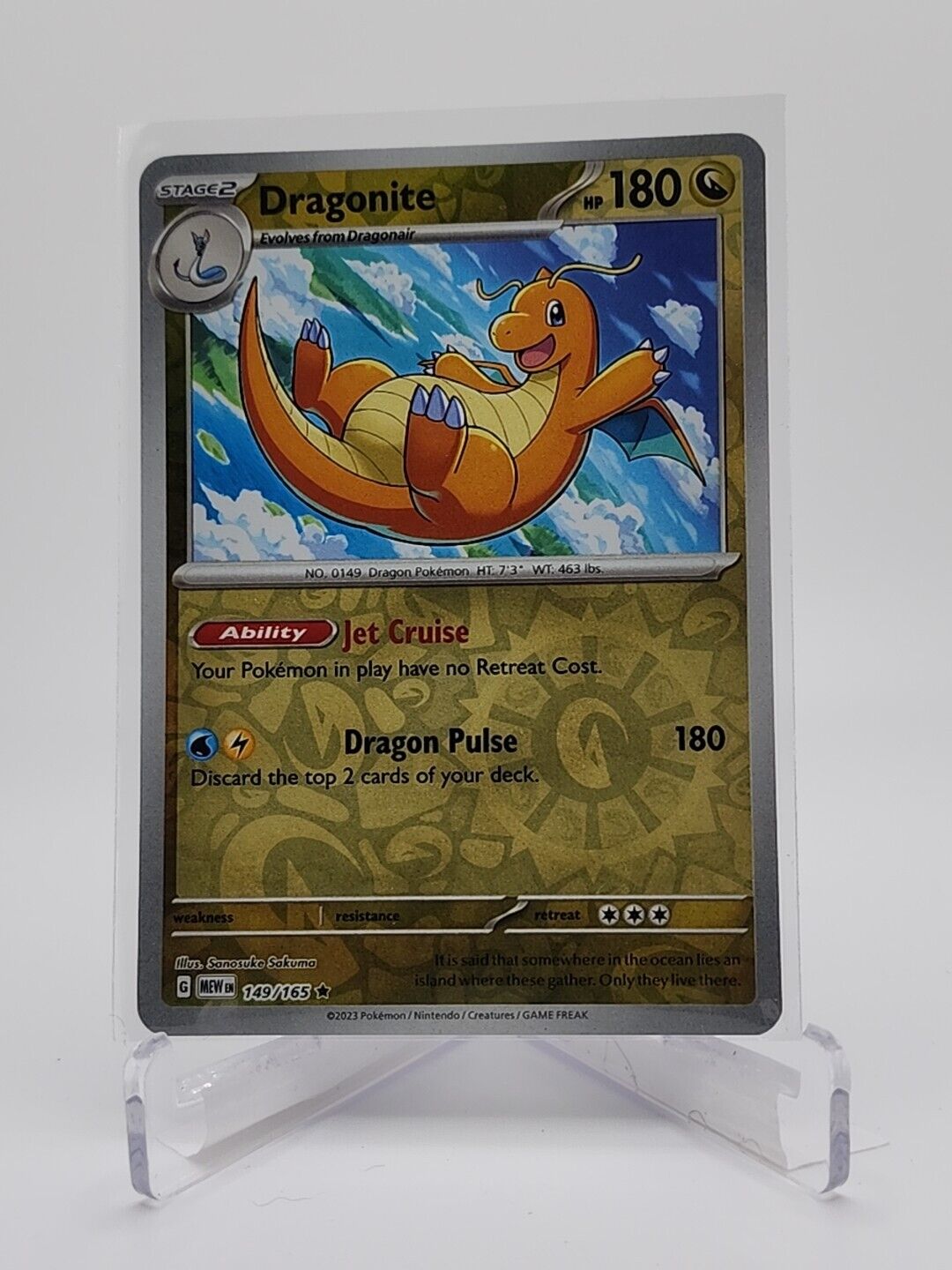 149/165 Dragonite [Reverse Holo]  Pokémon TGC Scarlet & Violet - 151