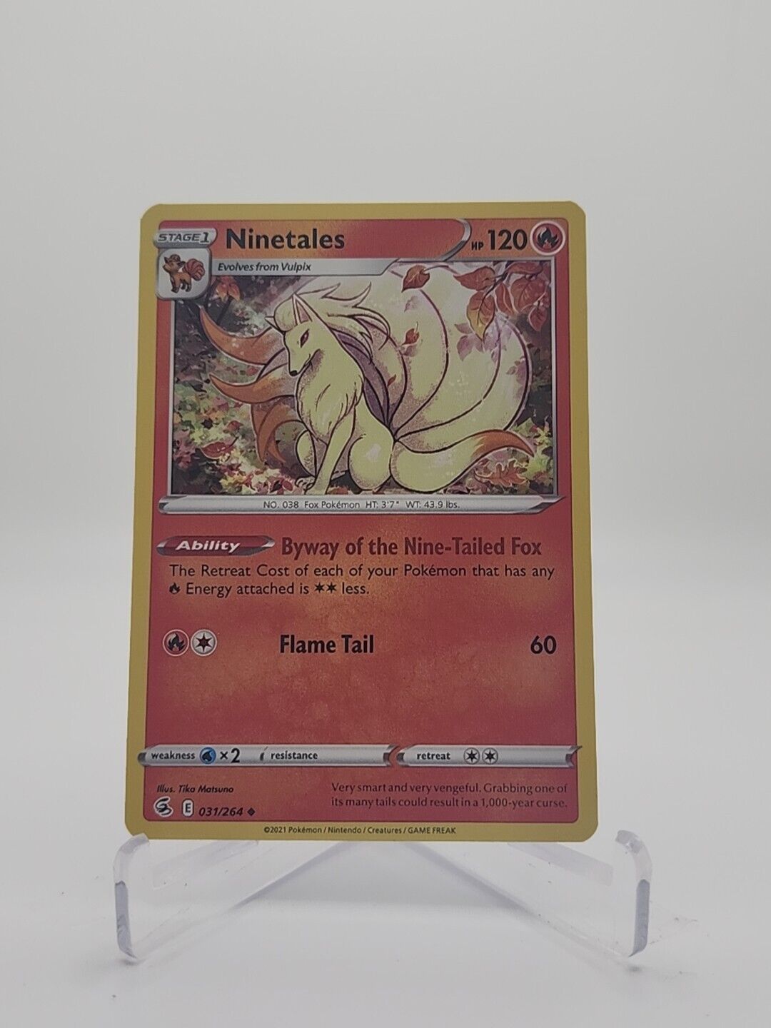 Ninetales 31/264 Pokémon TGC Fusion Strike