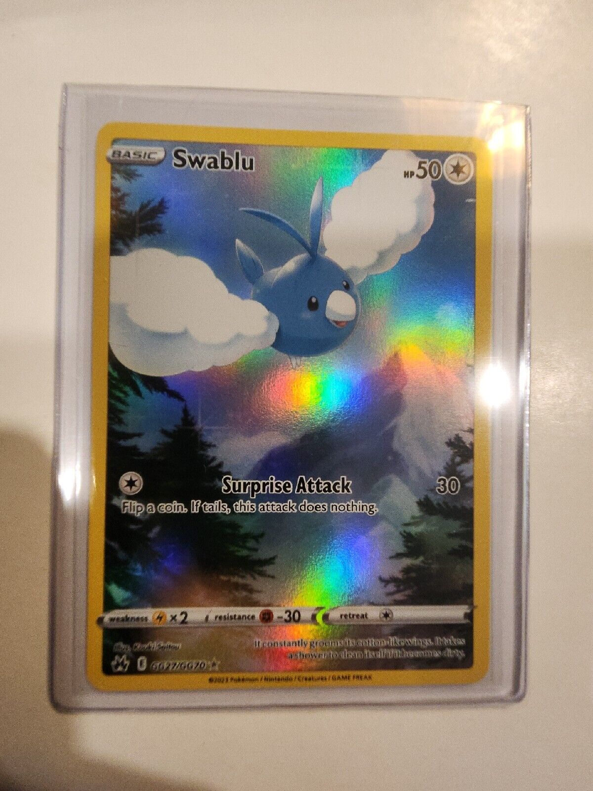 Swablu GG27/GG70 Pokémon TGC Crown Zenith