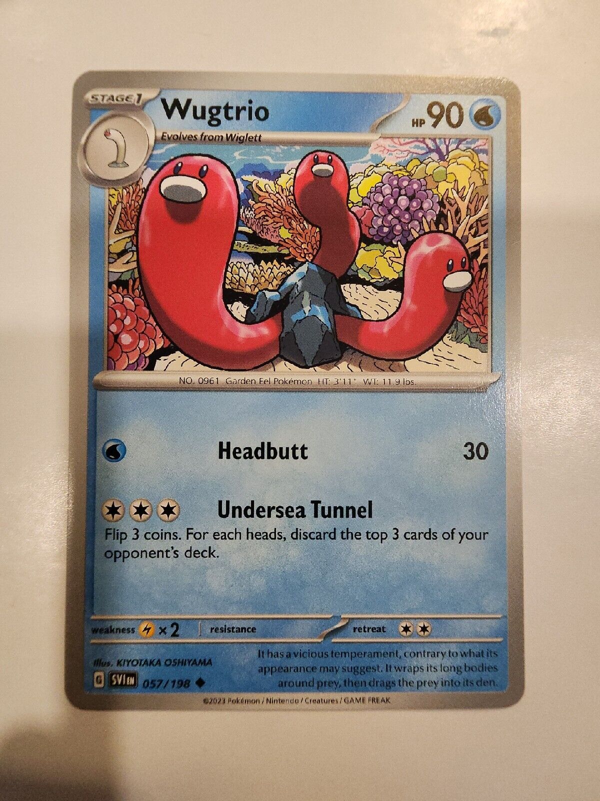 Wugtrio 57/198 Pokémon TGC Scarlet & Violet