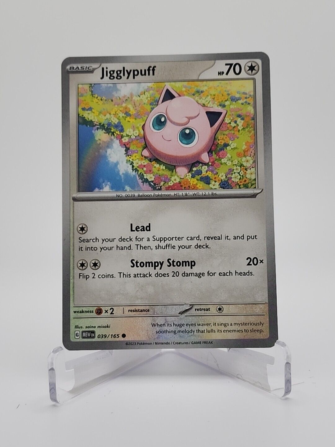 39/165 Jigglypuff  Pokémon TGC Scarlet & Violet - 151