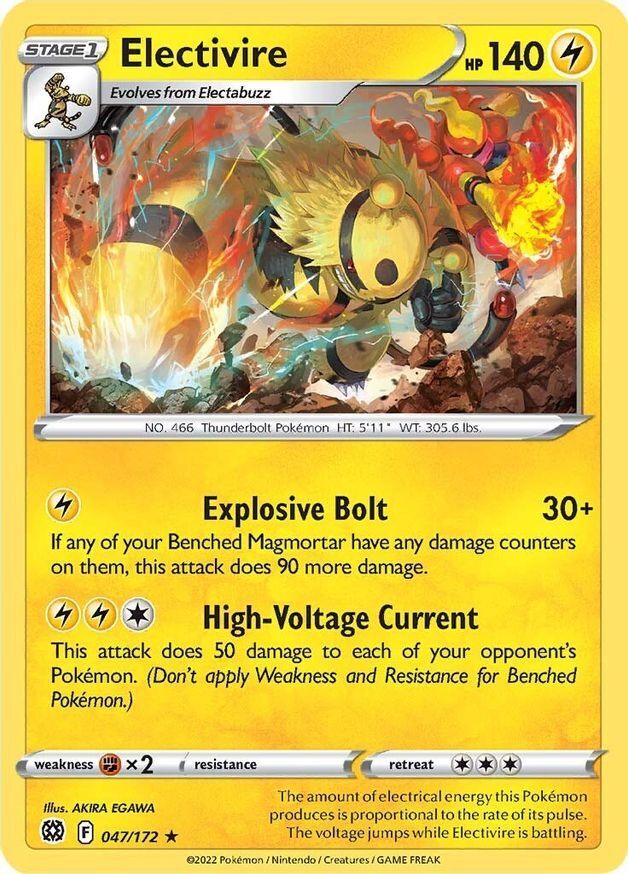 Electivire  47/172 Pokémon TCG Brilliant Stars