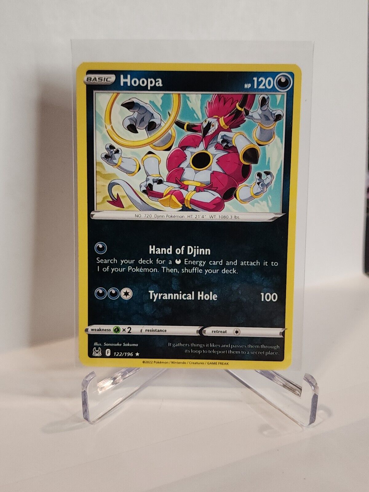 122/196 Hoopa  Pokémon TGC Lost Origin