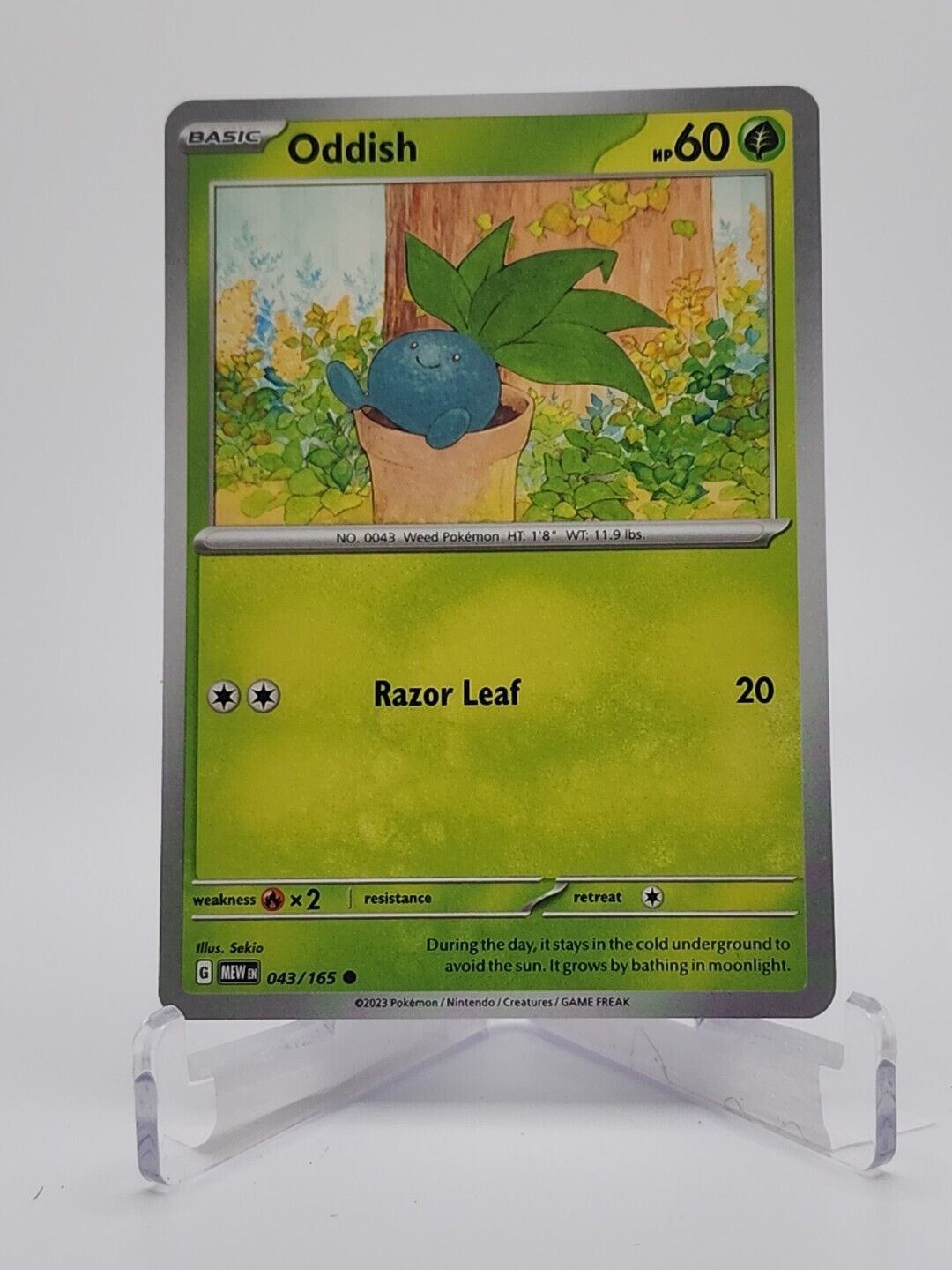 43/165 Oddish  Pokémon TGC Scarlet & Violet - 151