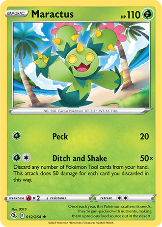 Maractus  12/264 Pokémon TCG Fusion Strike