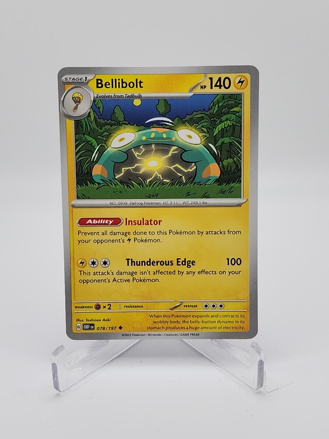 78/197 Bellibolt Pokémon TCG Obsidian Flames