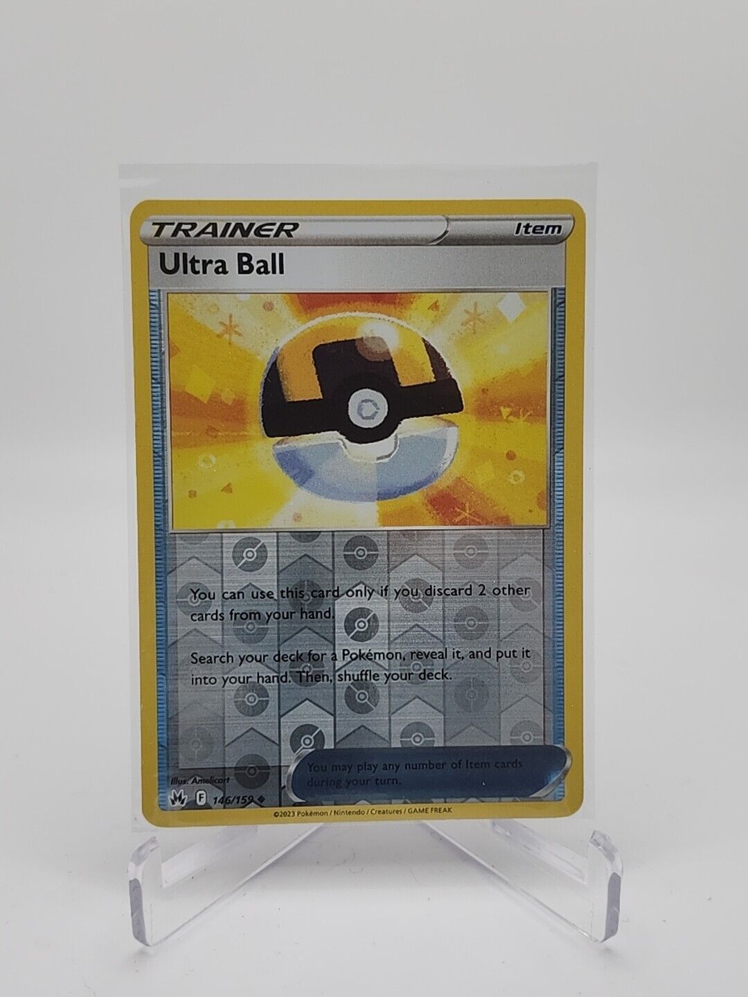 Ultra Ball [Reverse Holo] 146/159 Pokémon TGC Crown Zenith