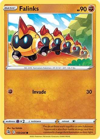 Falinks  155/264 Pokémon TCG Fusion Strike