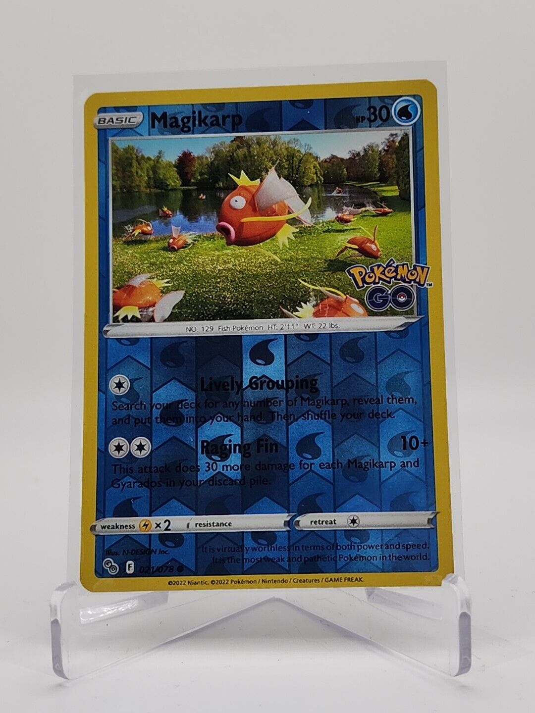 Magikarp [Reverse Holo] 21/78 Pokémon TGC Pokemon Go