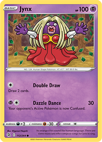 Jynx  112/264 Pokémon TCG Fusion Strike