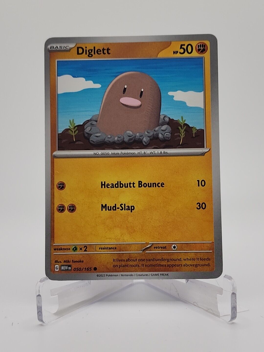 50/165 Diglett  Pokémon TGC Scarlet & Violet - 151