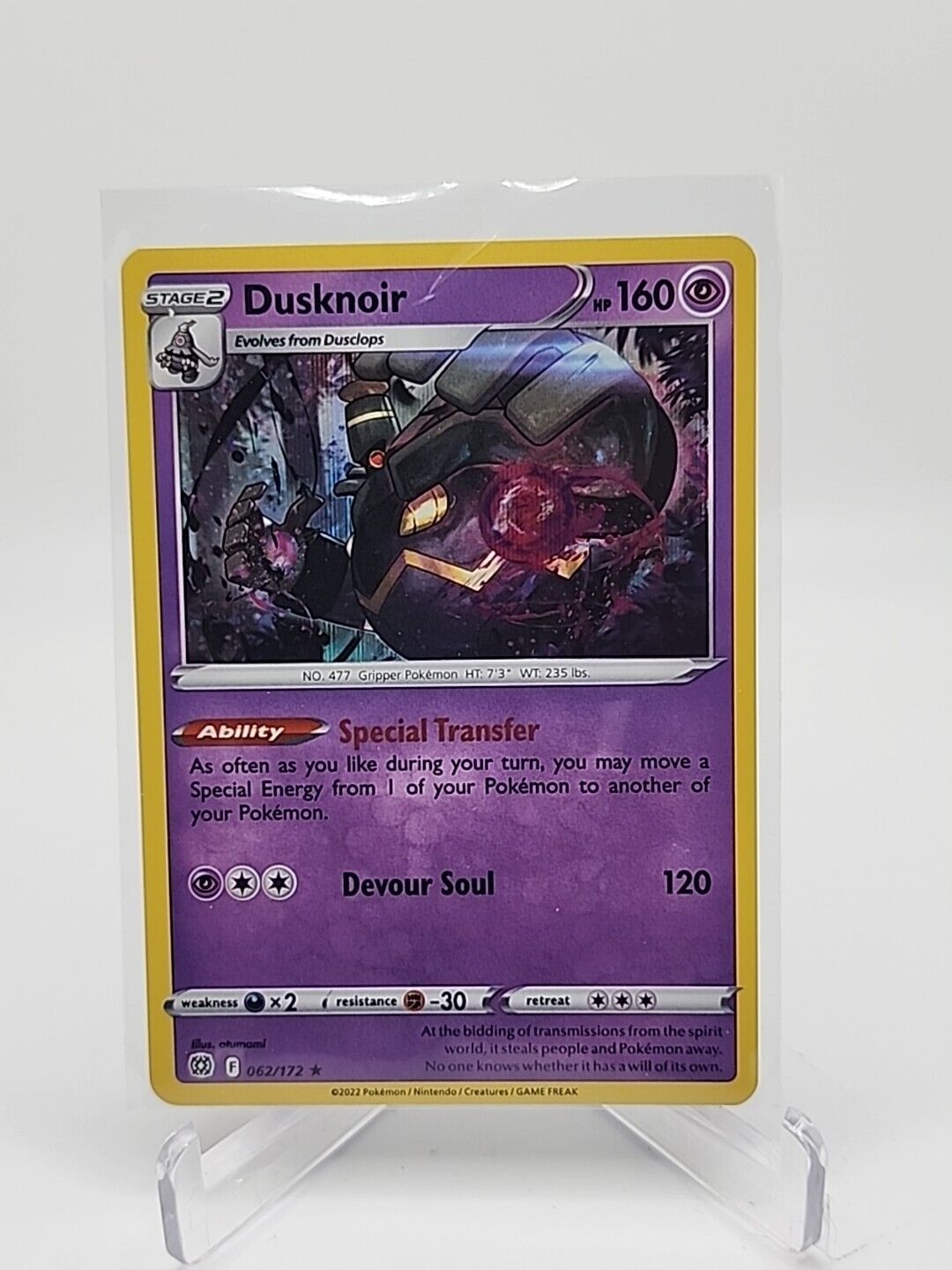 Dusknoir [Holo] 62/172 Pokémon TCG Brilliant Stars