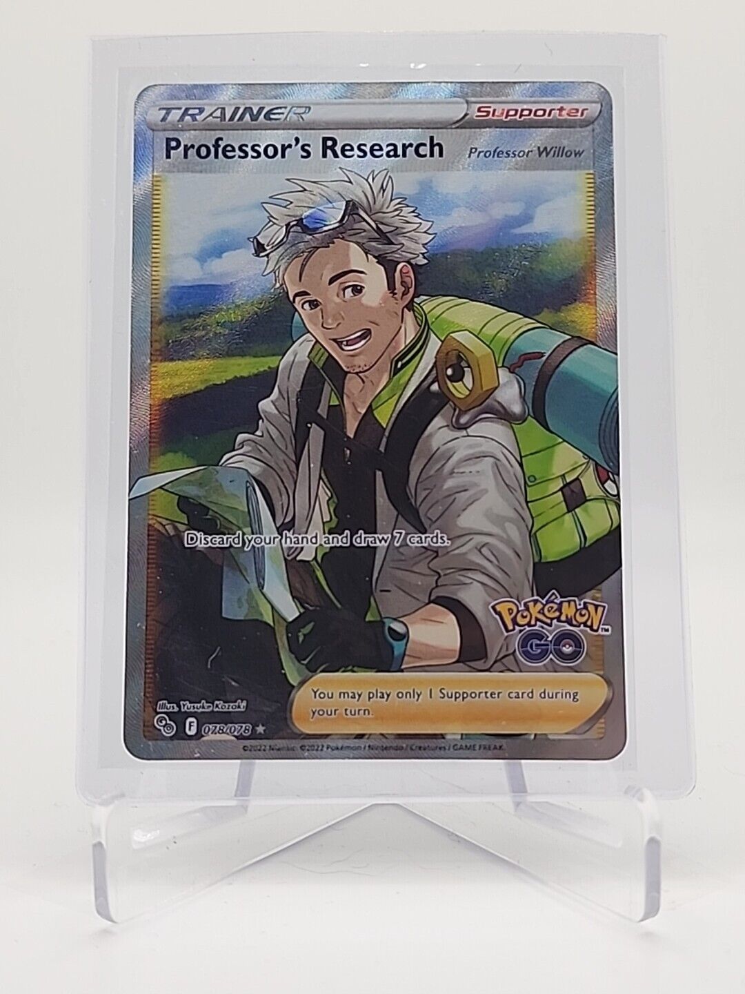 Professor's Research: Professor Willow 78/78 Pokémon TGC Pokemon Go