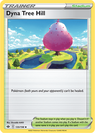 Dyna Tree Hill [Reverse Holo]  135/203 Pokémon TCG Chilling Reign