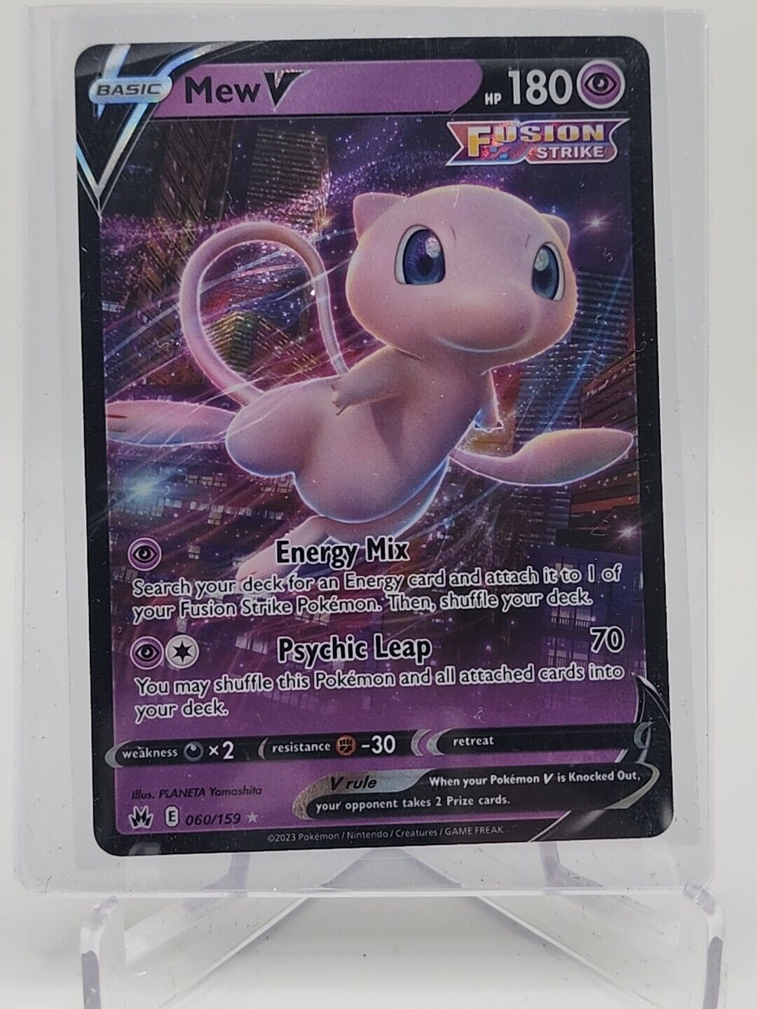 Mew V  60/159 Pokémon TCG Crown Zenith