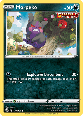 Morpeko  179/264 Pokémon TCG Fusion Strike