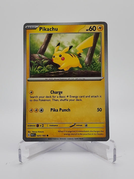 25/165 Pikachu  Pokémon TGC Scarlet & Violet - 151