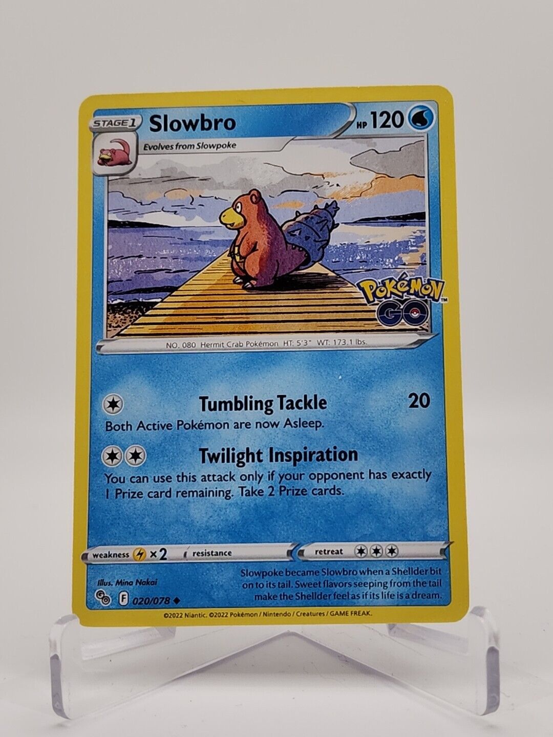 Slowbro 20/78 Pokémon TGC Pokemon Go