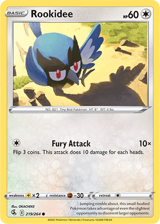 Rookidee  219/264 Pokémon TCG Fusion Strike