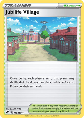 Jubilife Village  148/189 Pokémon TCG Astral Radiance