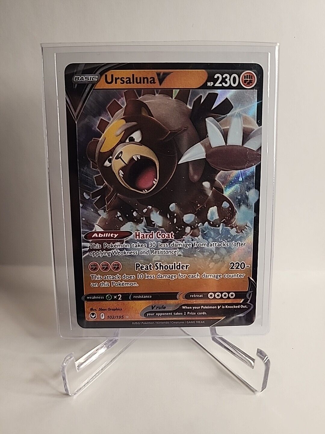 Ursaluna V 102/195 Pokémon Cards Silver Tempest