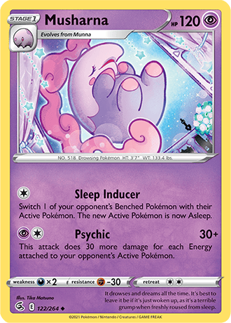 Musharna  122/264 Pokémon TCG Fusion Strike