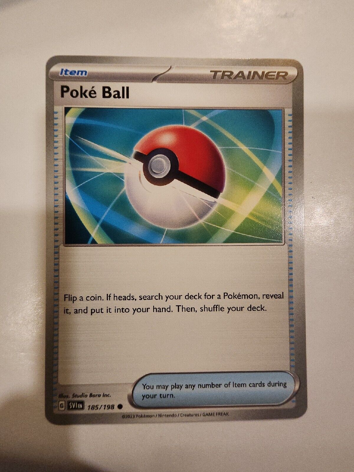 Poke Ball 185/198 Pokémon TGC Scarlet & Violet